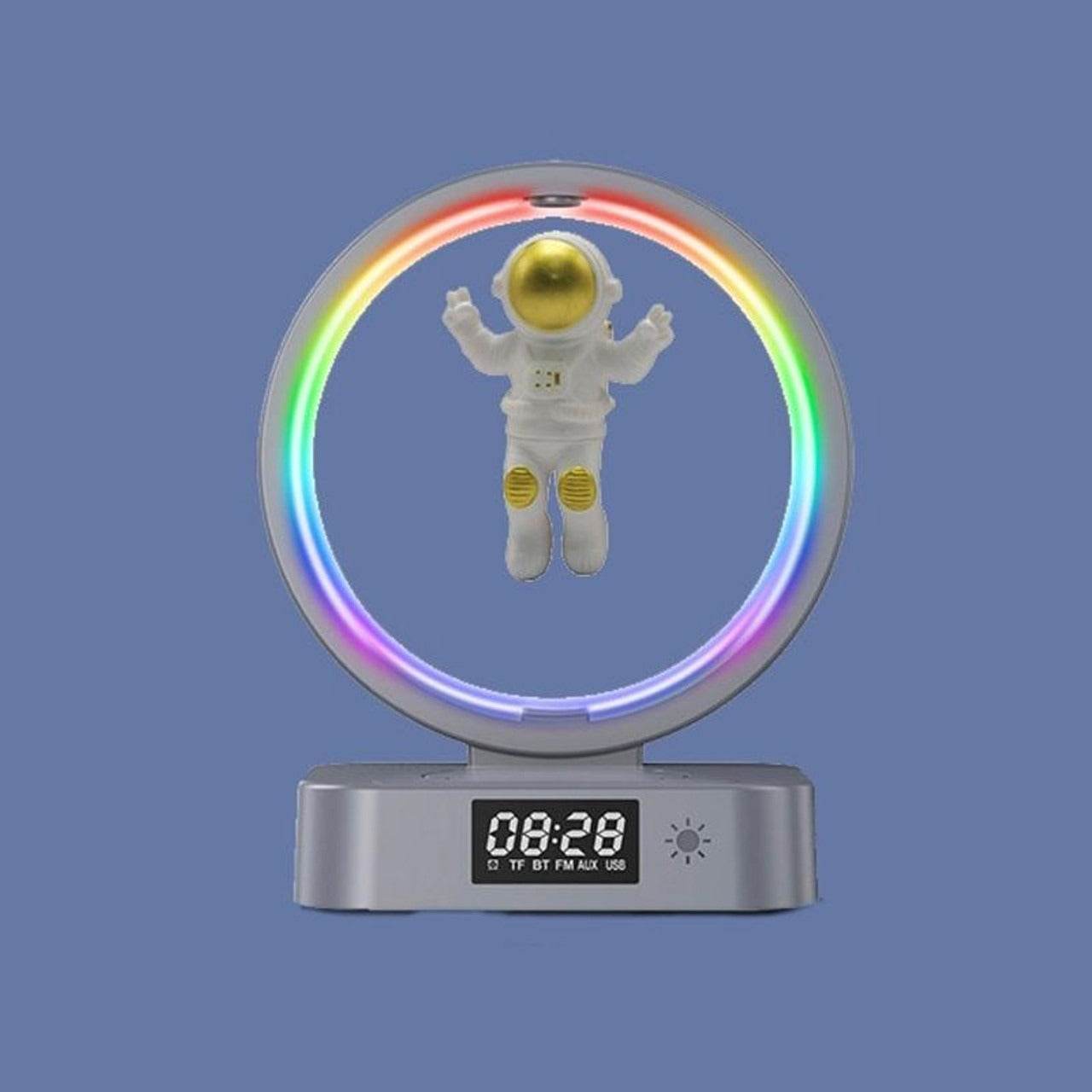 Magnetic Levitation Astronaut TWS Bluetooth Speaker Clock