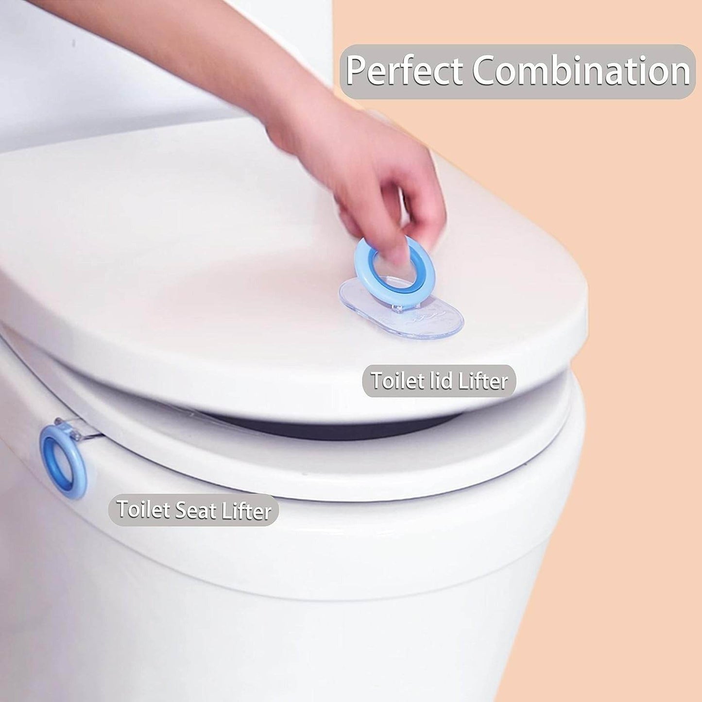 Toilet Seat Lifter Cover Handle (2 pcs)