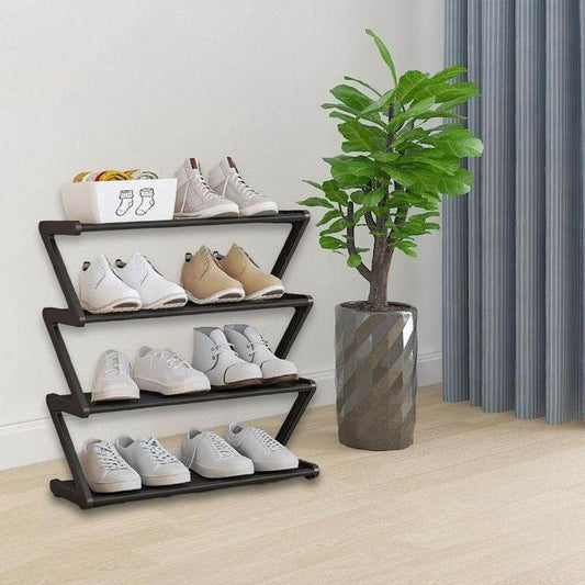 Z-Shape Shoe Stand Organizer (4 Tier) - DMC Wholesale