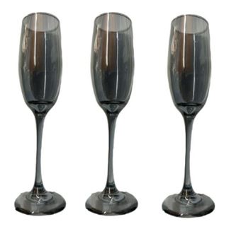 Champagne Glasses (Clear)(6 pcs)