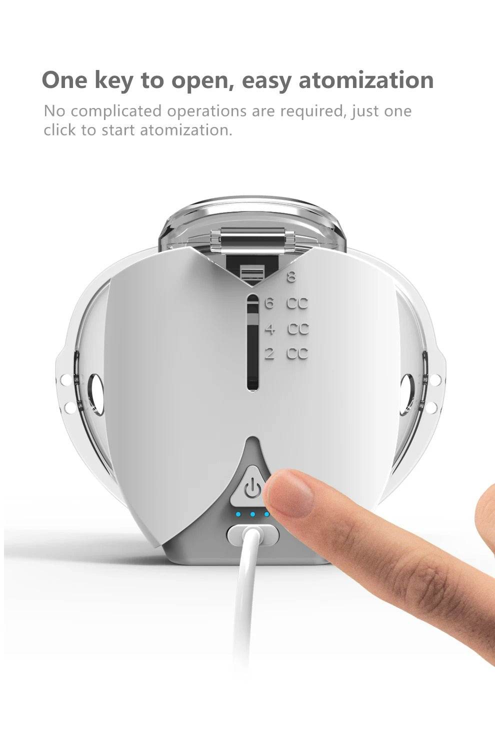 Portable Dual Mode Hands-free Nebulizer For Kids & Adults