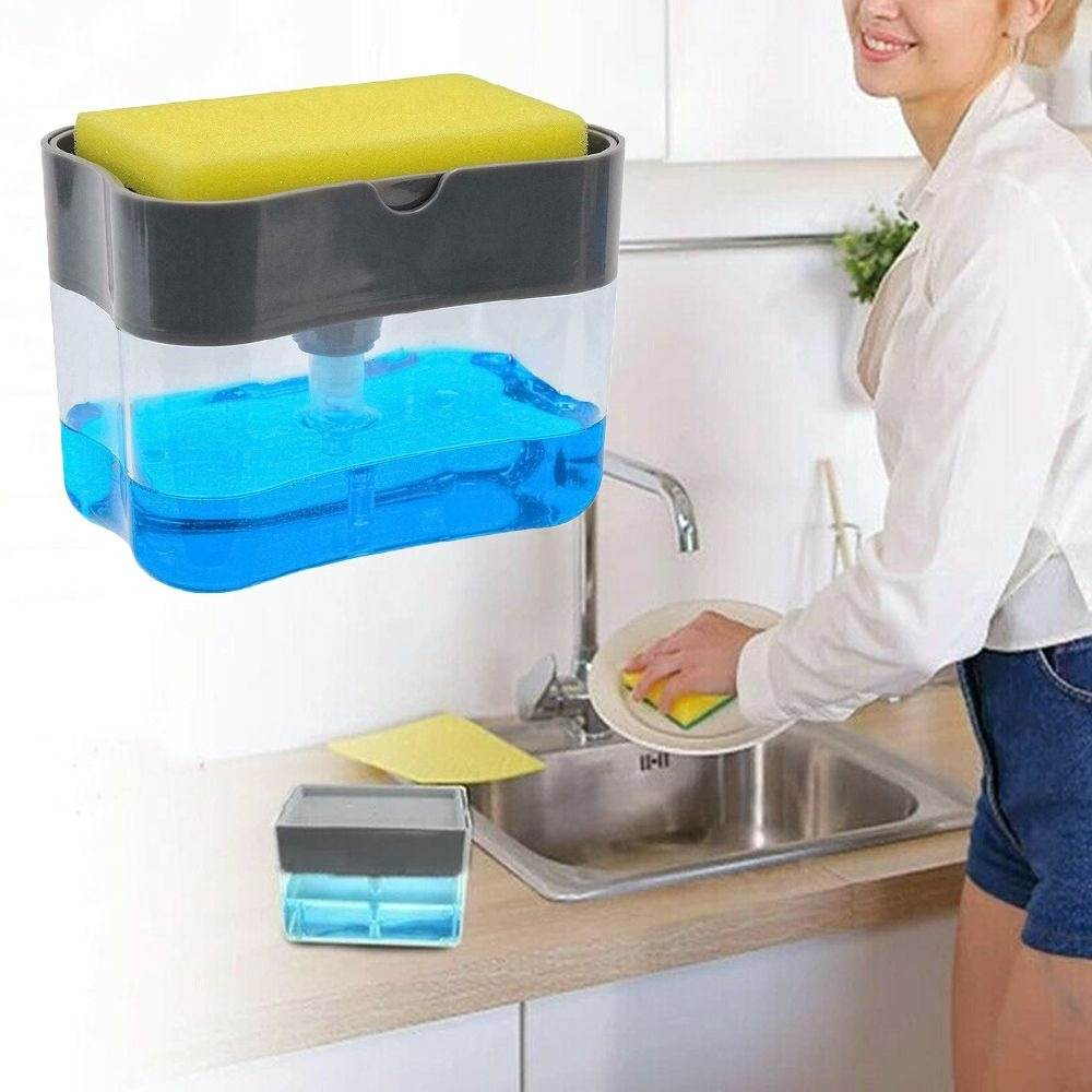 Soap Dispenser and Sponge Caddy
