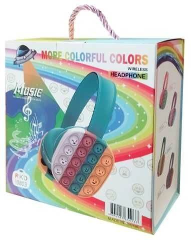 Bluetooth Pop It Headphones (Pink)