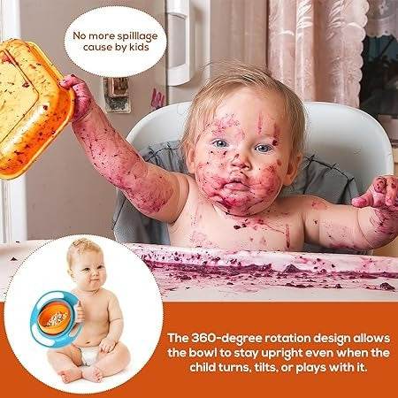 Non Spill Toddler Gyro Bowl - DMC Wholesale