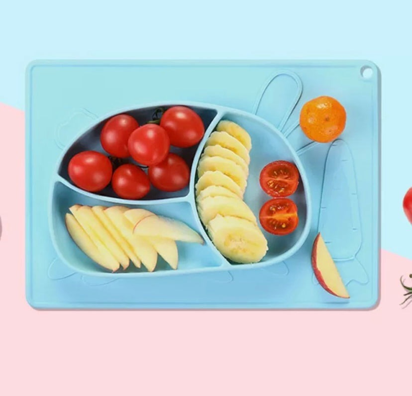 Silicone Dinner Plate For Little Ones