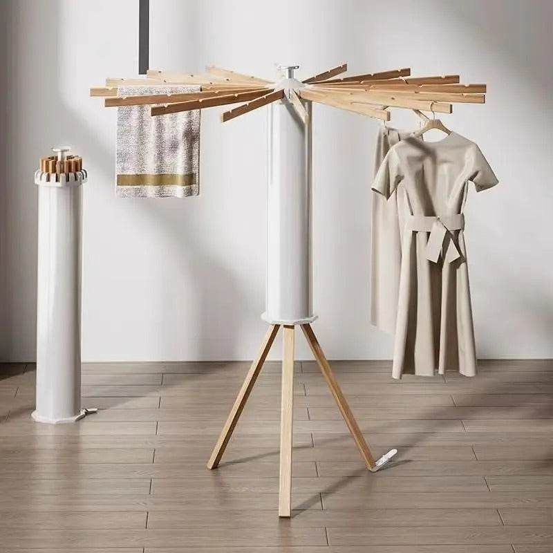 Collapsible Tripod Clothes Drying Stand