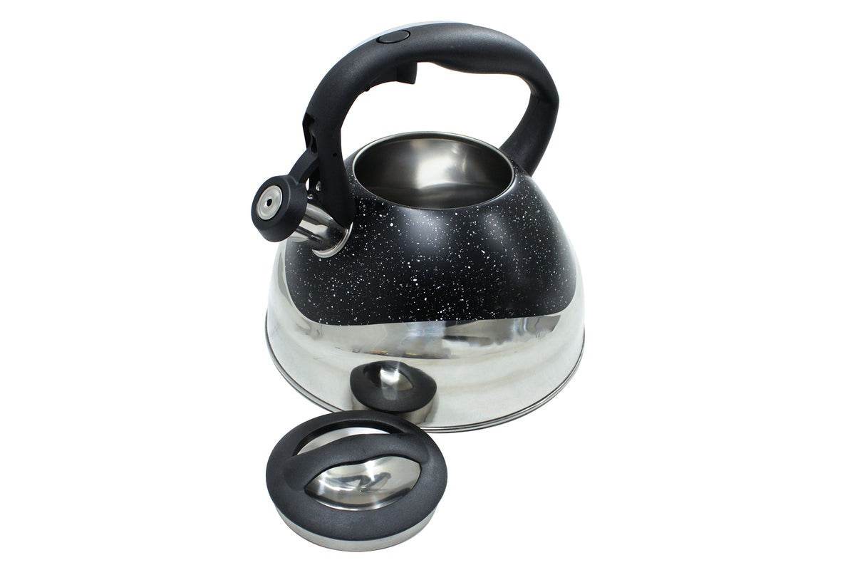 Speckled And Polished Two Tone Whistling Kettle (3L)