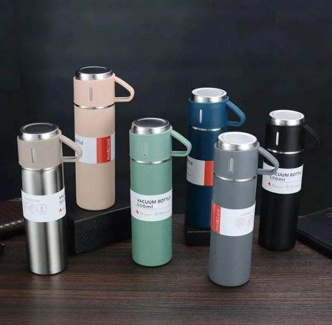 Vacuum Flask set (Pink)