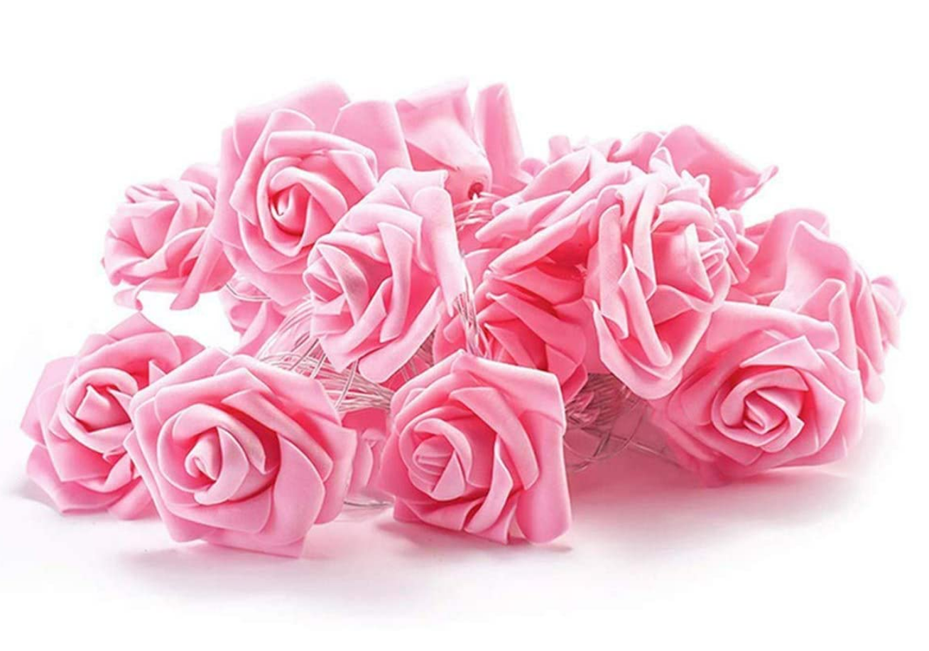 Decorative Soft Rose Flower LED String Light