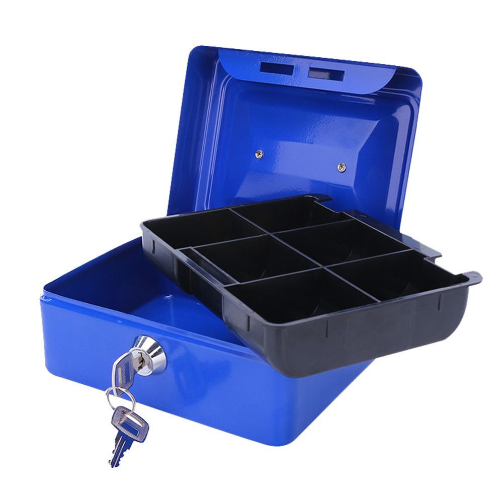 Metal Cash Box (Small)(15x12x7.8cm)