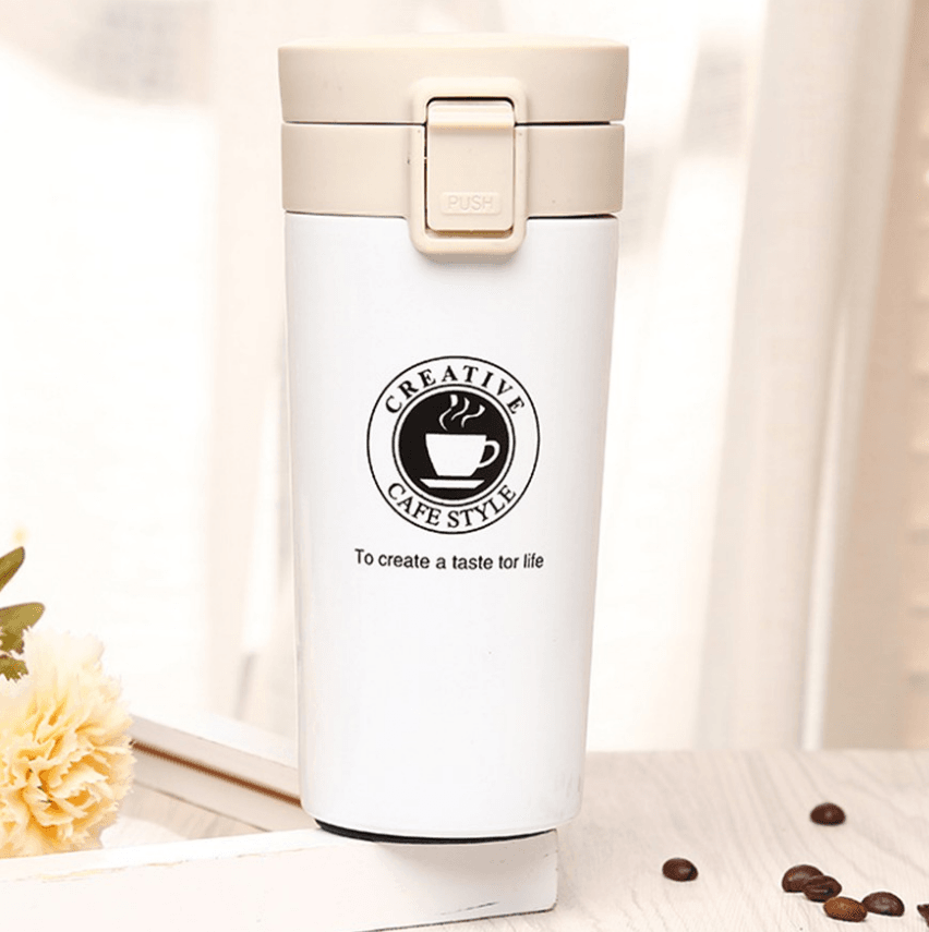 Double Wall Vacuum Insulated Travel Coffee Cup (380ml)