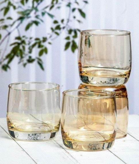 Blowing Tumbler Heavy Base Whiskey Glasses (6 pcs)(330ml)