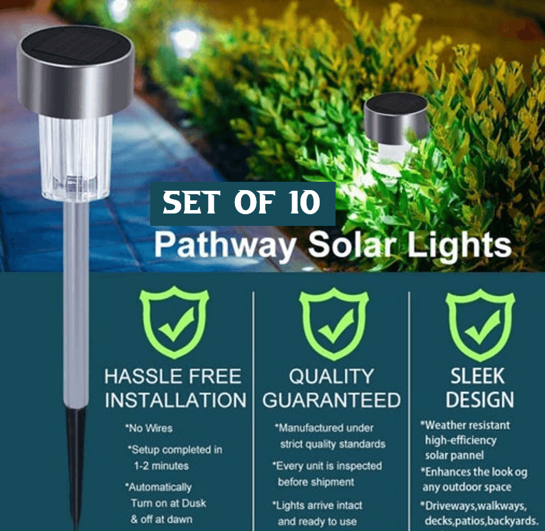 LED Solar Lamp (10 pcs)