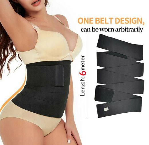 Wrap Bandage Waist Trainer Belt (6m)