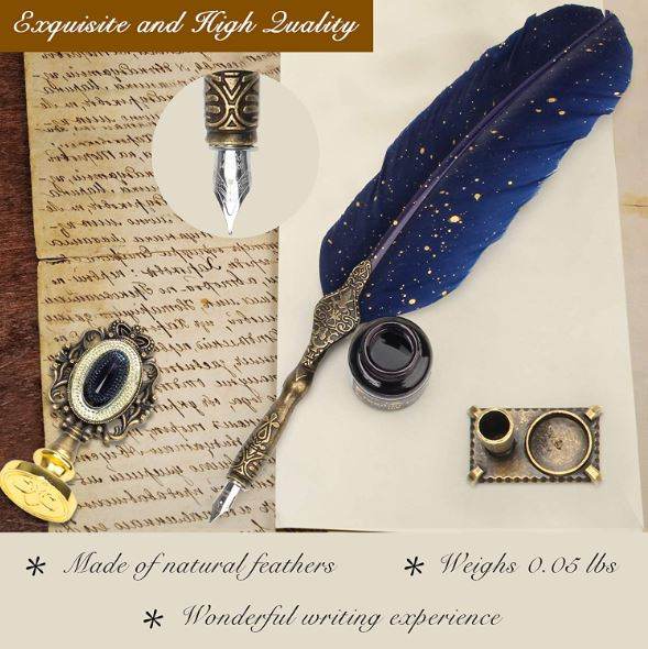 Quill Pen And Ink Set