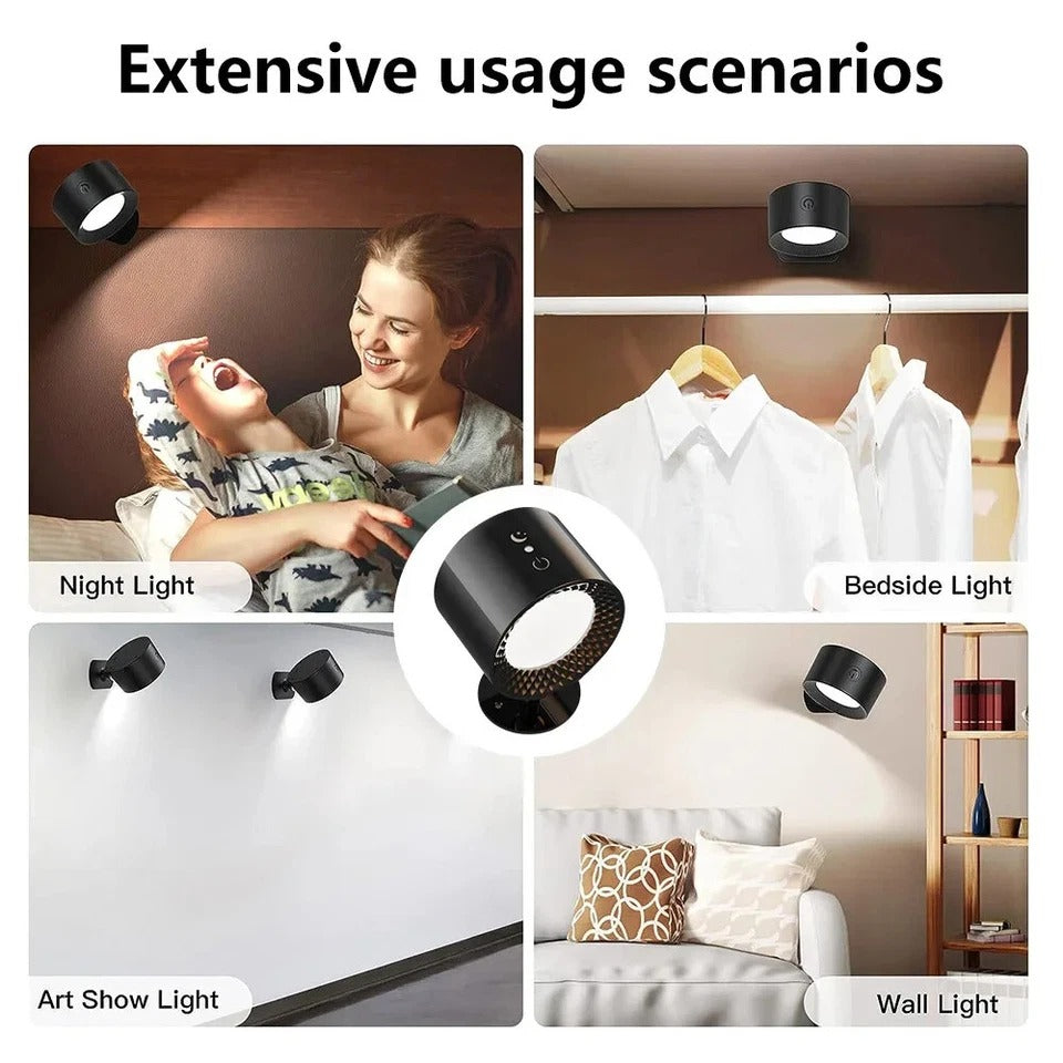 Double Sided Glow Right Wall Light