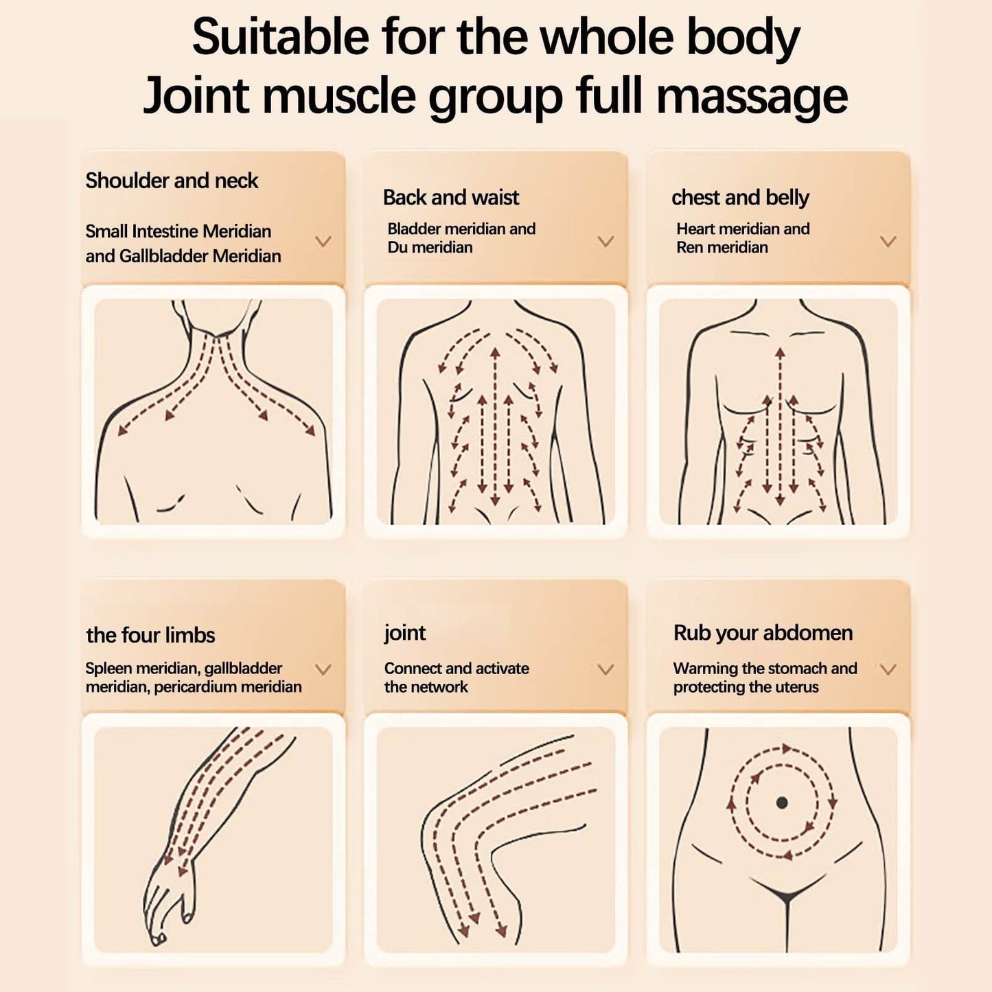 Electric Meridian Brush Massage