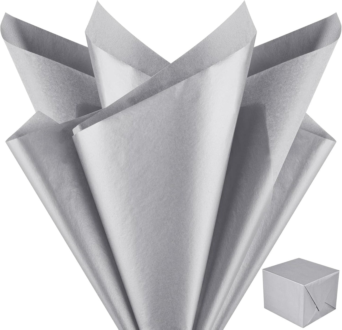 Tissue Gift Wrap (Silver)(10 pcs)