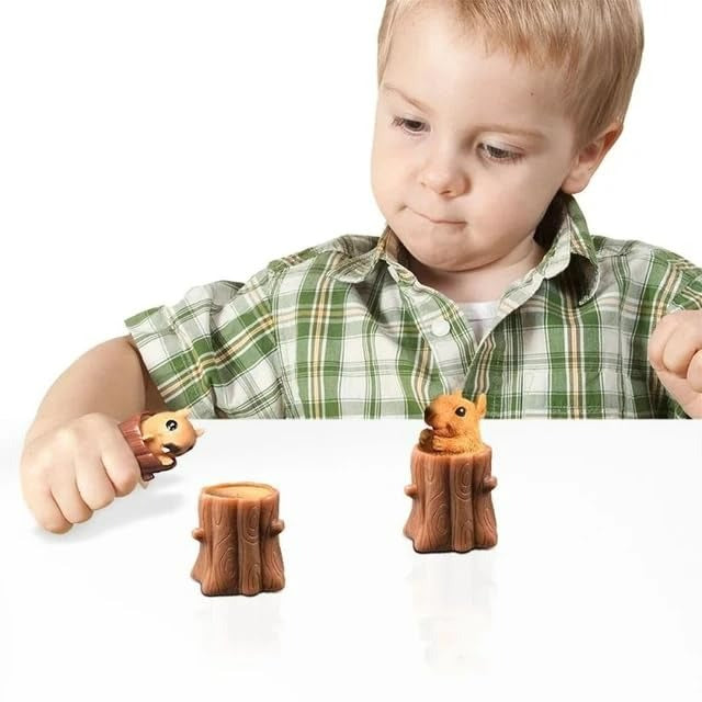 Popping up Squirrel Squeeze Toy (Each)