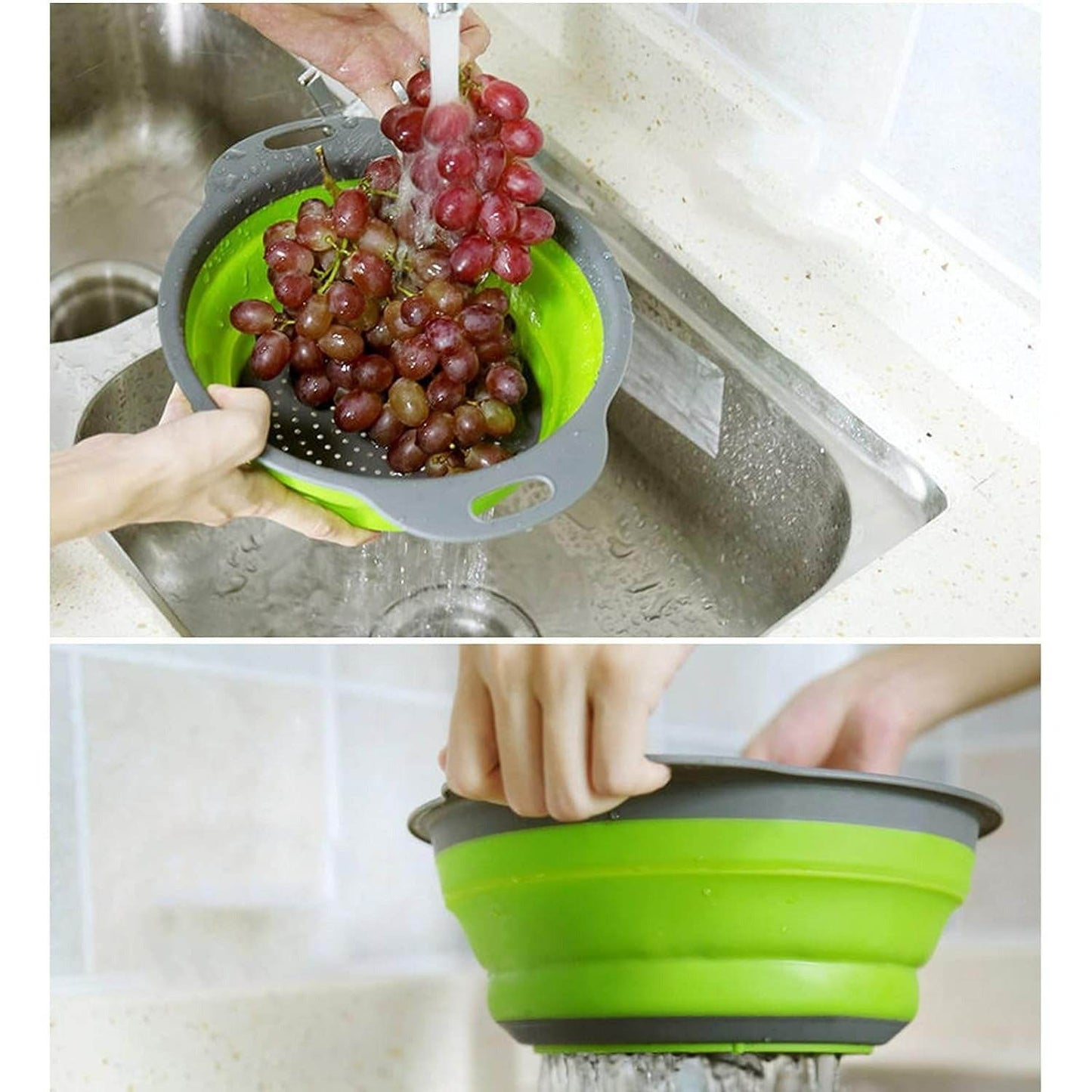 Collapsible Filter Basket Colanders (2 pcs)