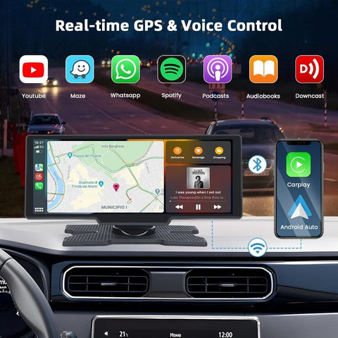Portable Wireless Car Stereo (7 inch display)