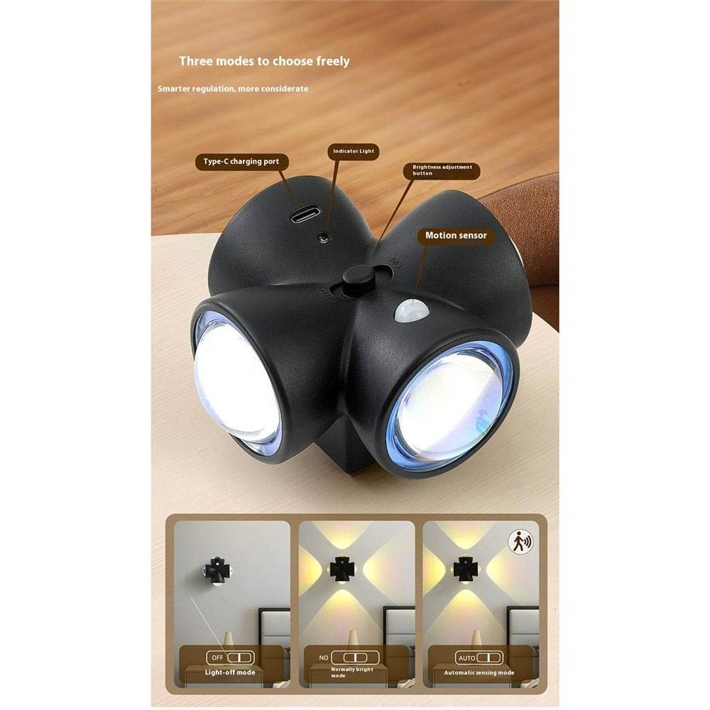 Rechargeable Magnetic Motion Sensor Night Light