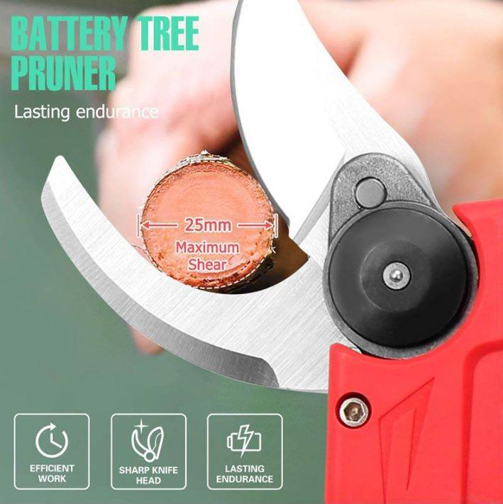 Professional Rechargeable Electric Pruning Shears (48V)(2 Batteries)