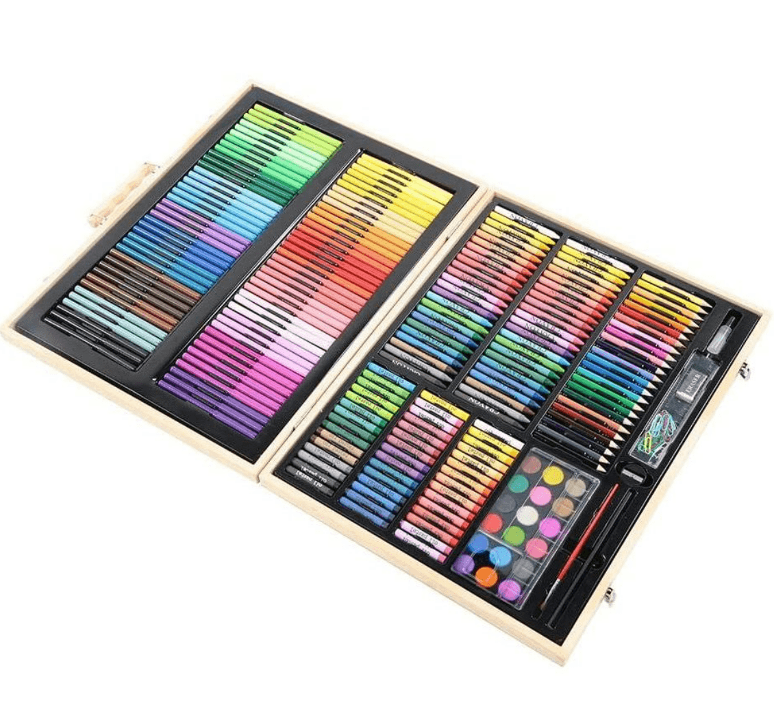 Art Set in Wooden Casing (180 pcs)