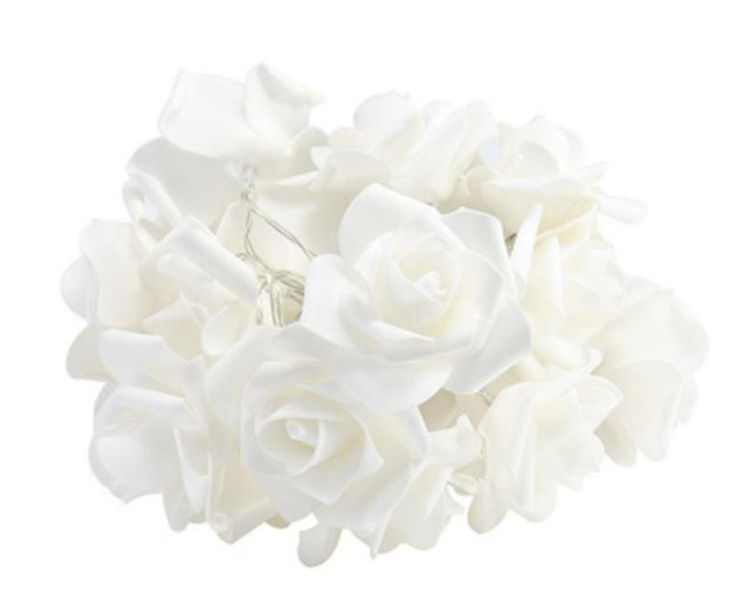 Decorative Soft Rose Flower LED String Light