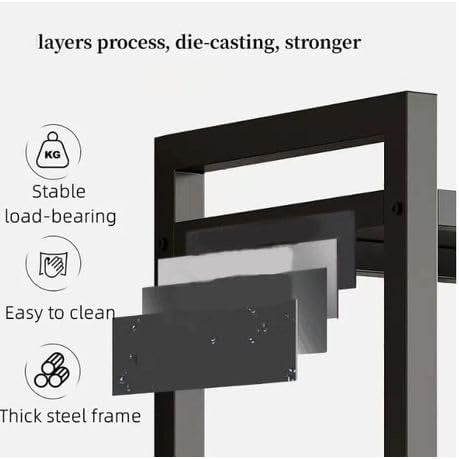 Multifunctional Storage Rack With Wheels