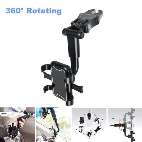 360 Degree Rearview Car Mobile Holder