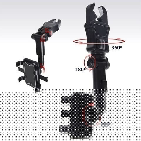 360 Degree Rearview Car Mobile Holder