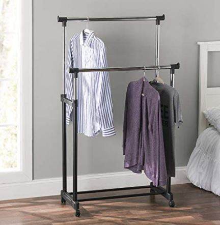 Double Hanging Garment Rack