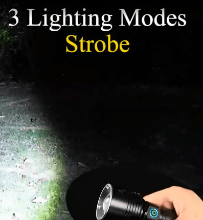 Ultra Bright High Lumens LED Flashlight (16.5cm)