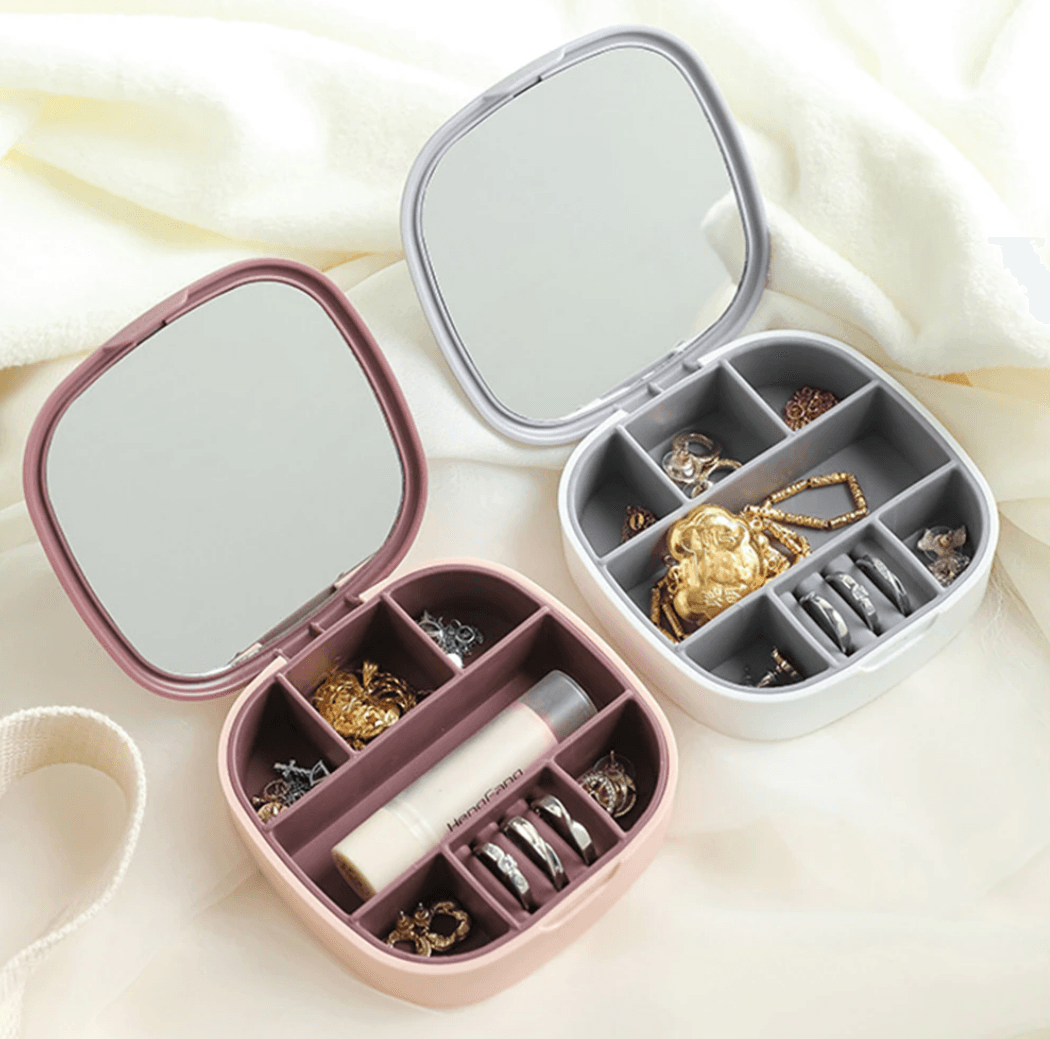 Jewellery Storage Box With Mirror (Each)