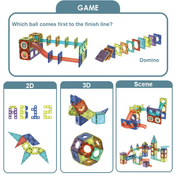 Magnetic Building Blocks (97 pcs)