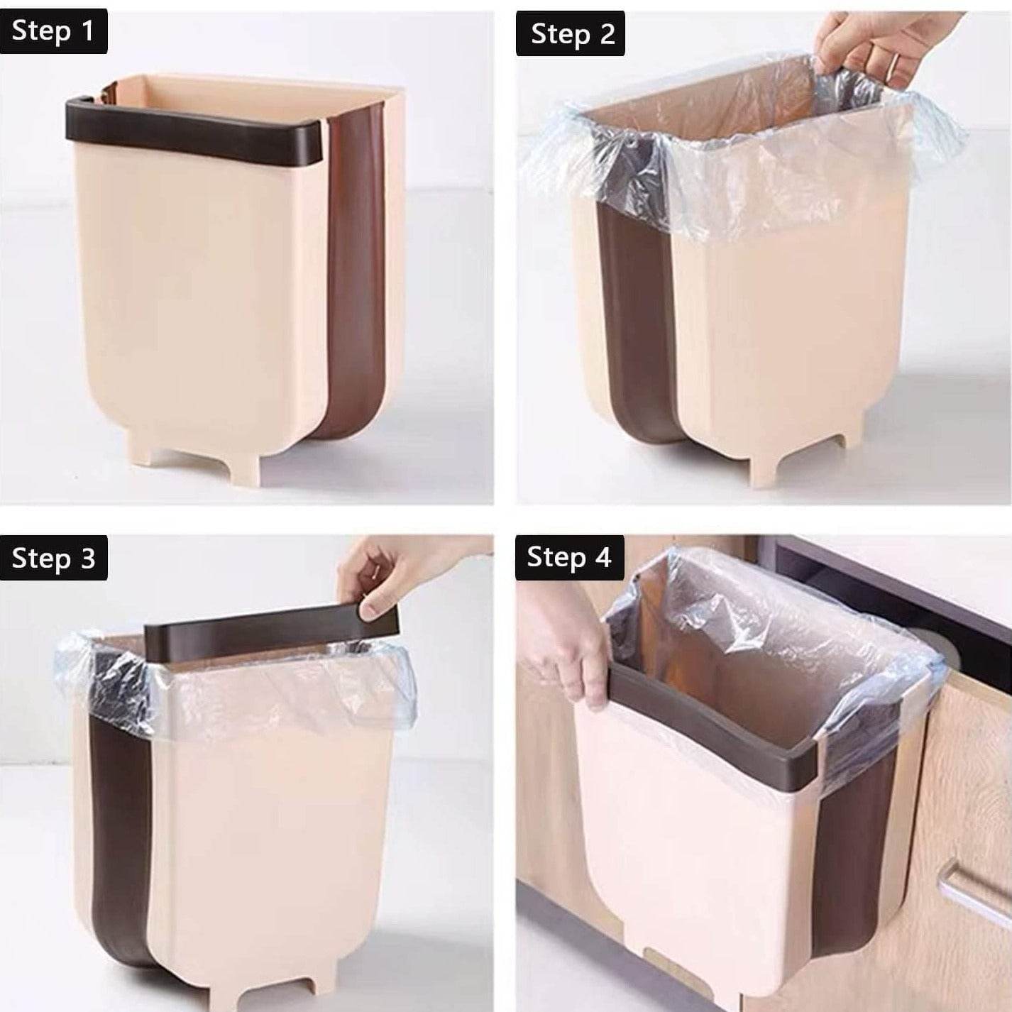 Large Foldable Multipurpose Hanging Trash Can