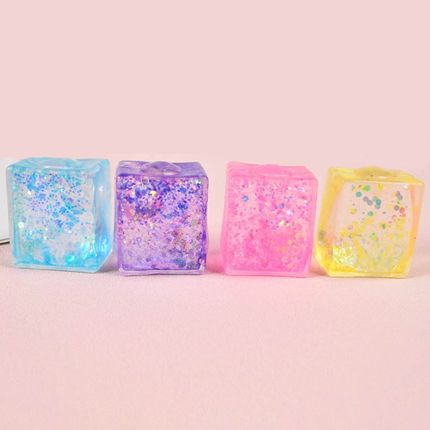 Silky Soft Sensory Ice Cube Squeeze Toy (Each)