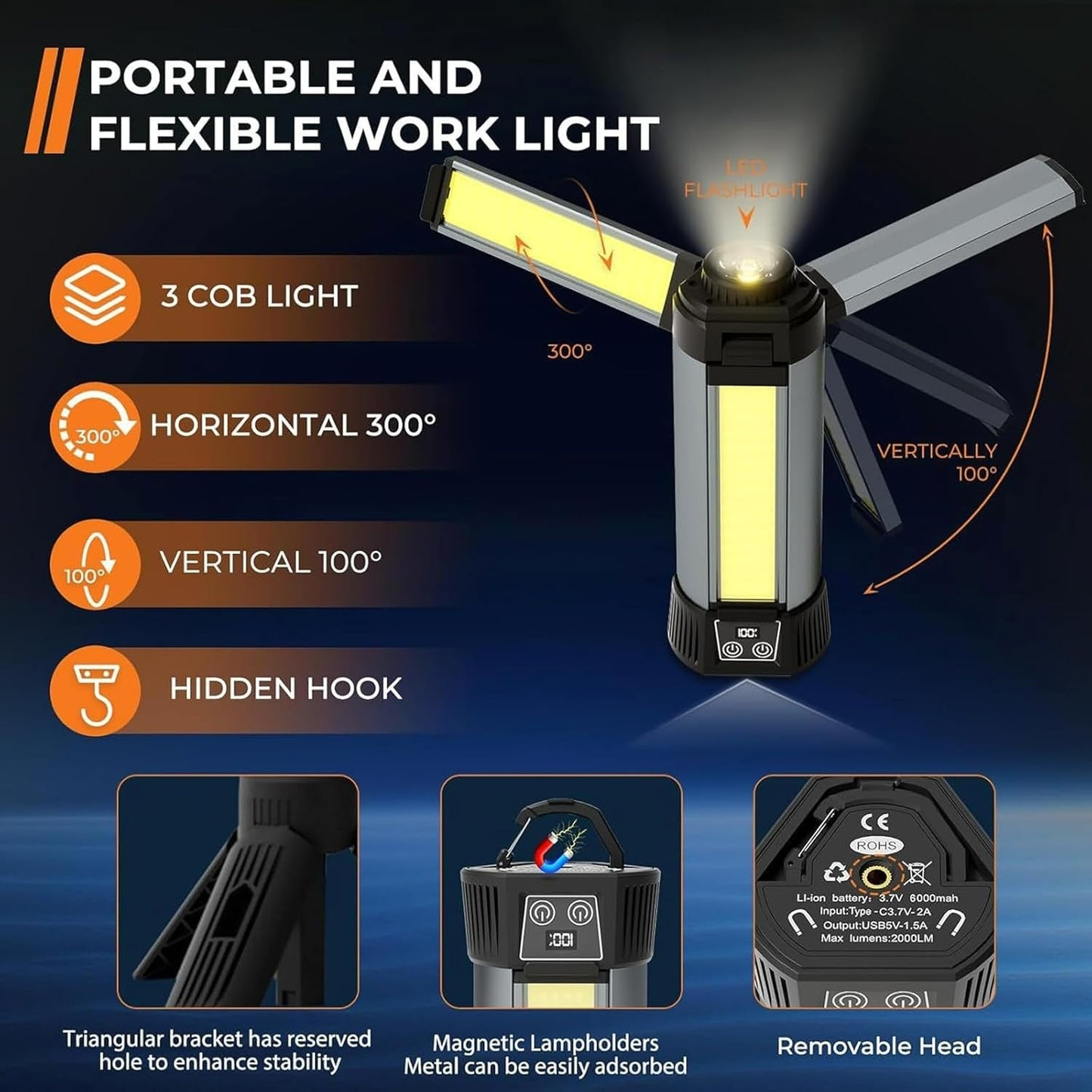 Portable Flexible Work Light