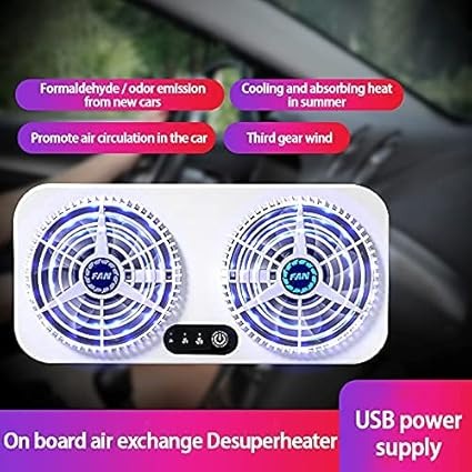 USB Car Ventilation Fan