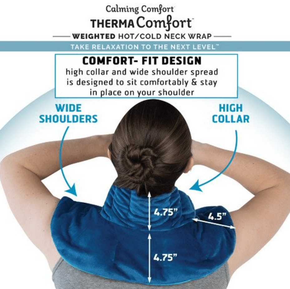 ThermaComfort Weighted Hot or Cold Neck Wrap