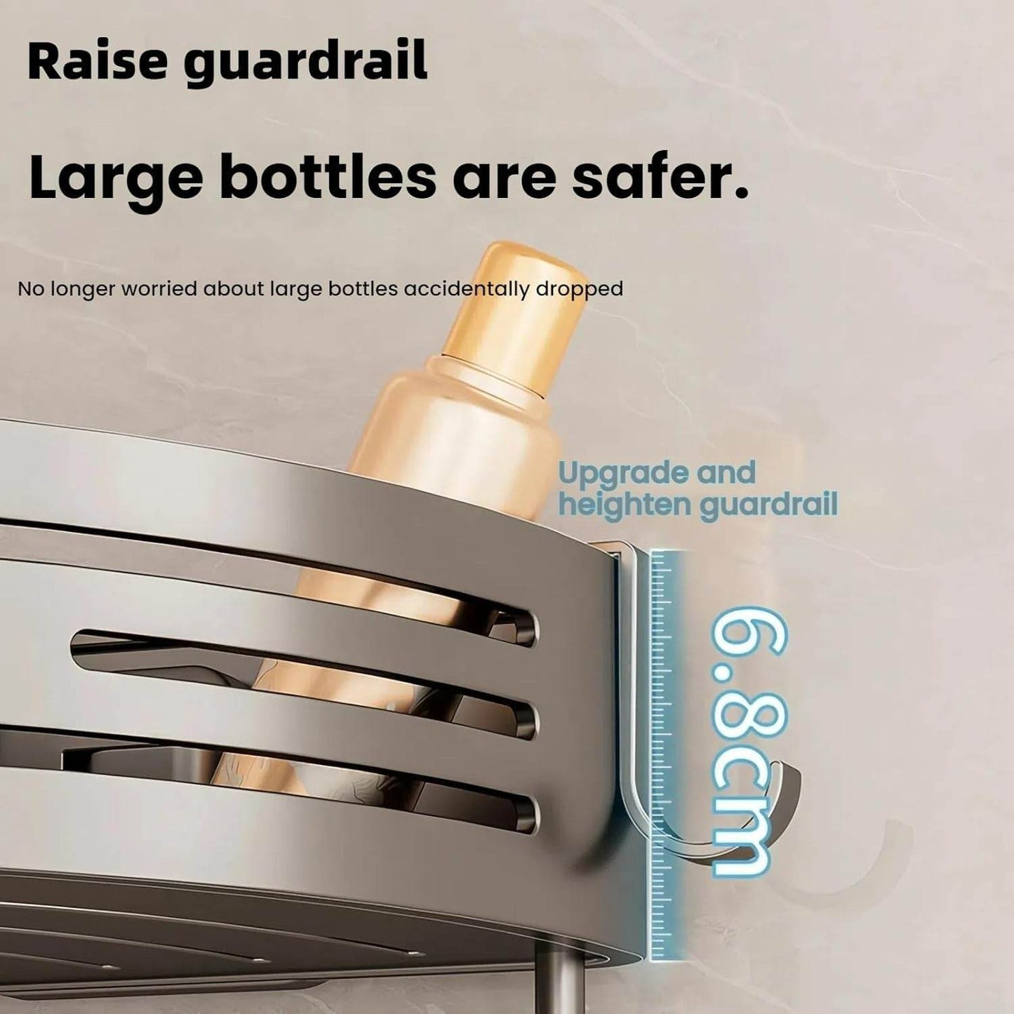 Corner Bathroom Rack (1 Tier)