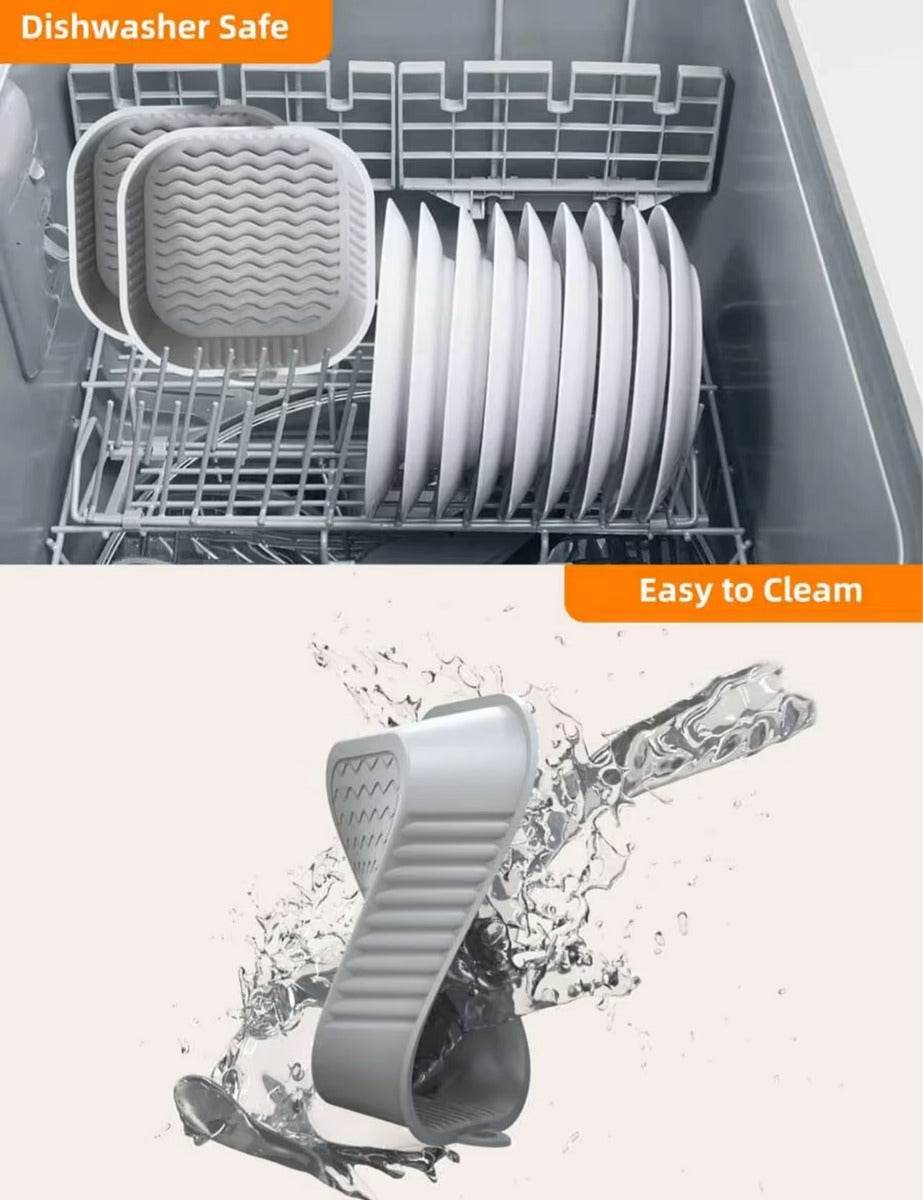 High Quality Silicone Air Fryer Tray Liner (Square)(Each)