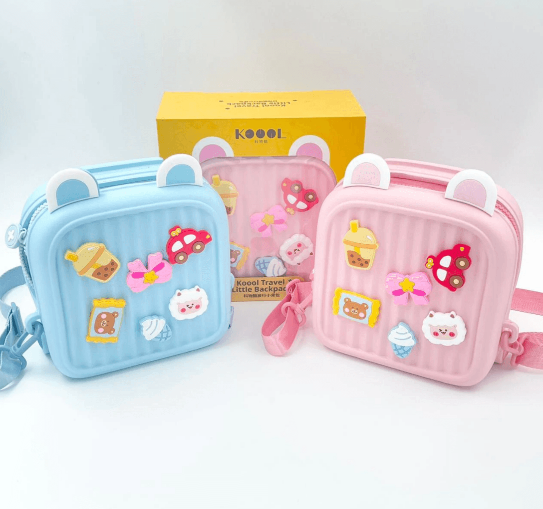 Cute Lightweight Waterproof Backpack For Children (Blue)