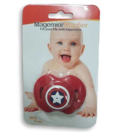 Superhero Pacifier Baby Soother With Unique Shape