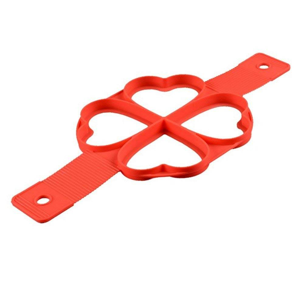 Silicone Flapjack And Egg Mold (Heart)