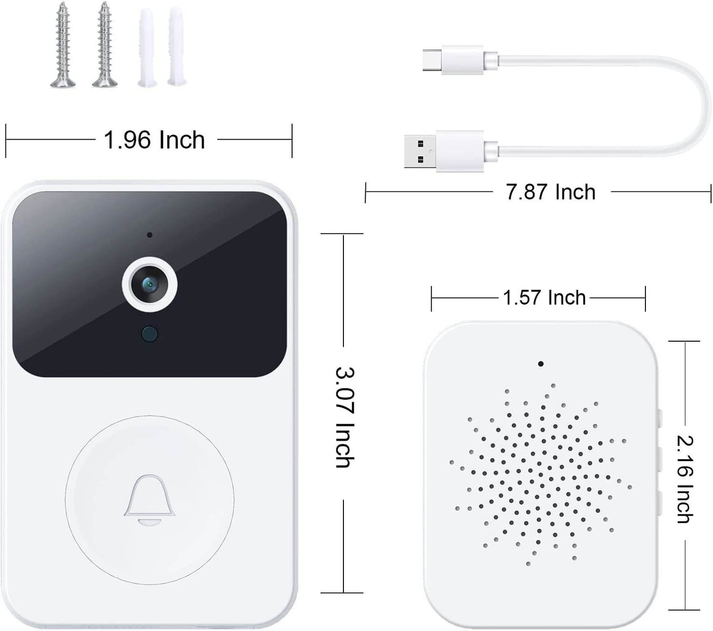 WiFi Doorbell Camera with Chime