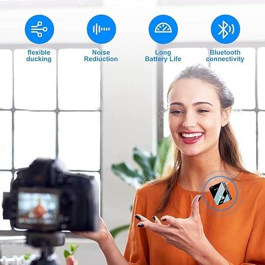 SX85 Wireless Microphone for iPhone & Type C/Camera/PC