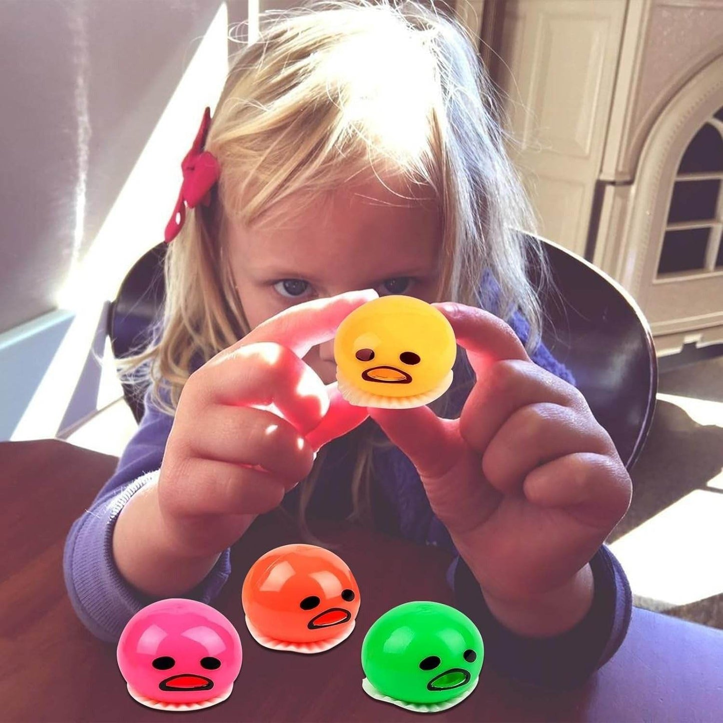 Egg Yolk Pressure Ball Squeeze Toy (Each)