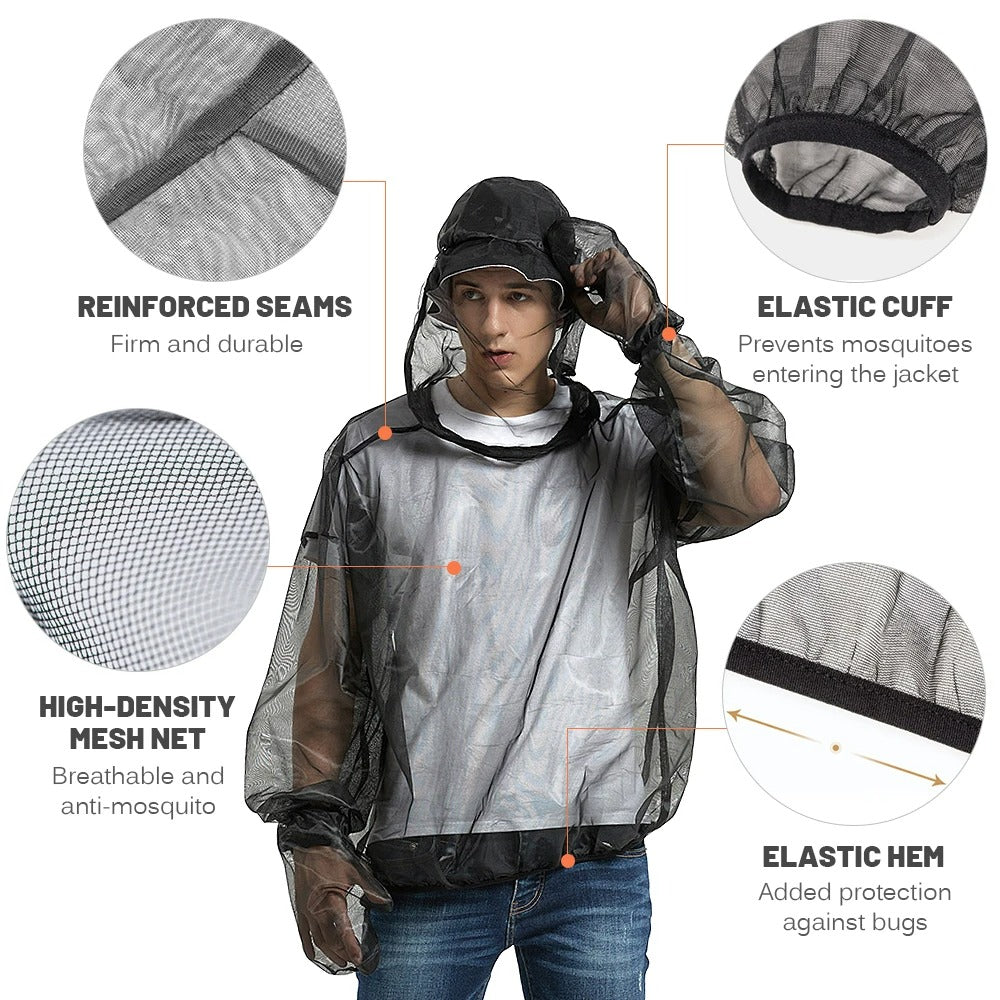 Outdoor Hooded Bug Jacket